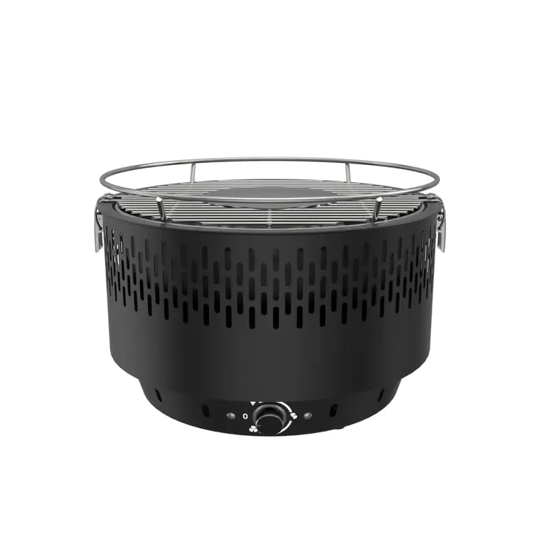 Barbacoa carbon natuur sobremesa Ø25x35cm - Barbacoas de carbón
