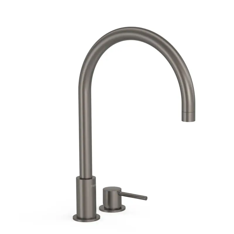 Monomando lavabo repisa tres exclusive study 373mm grafito-26110501gr