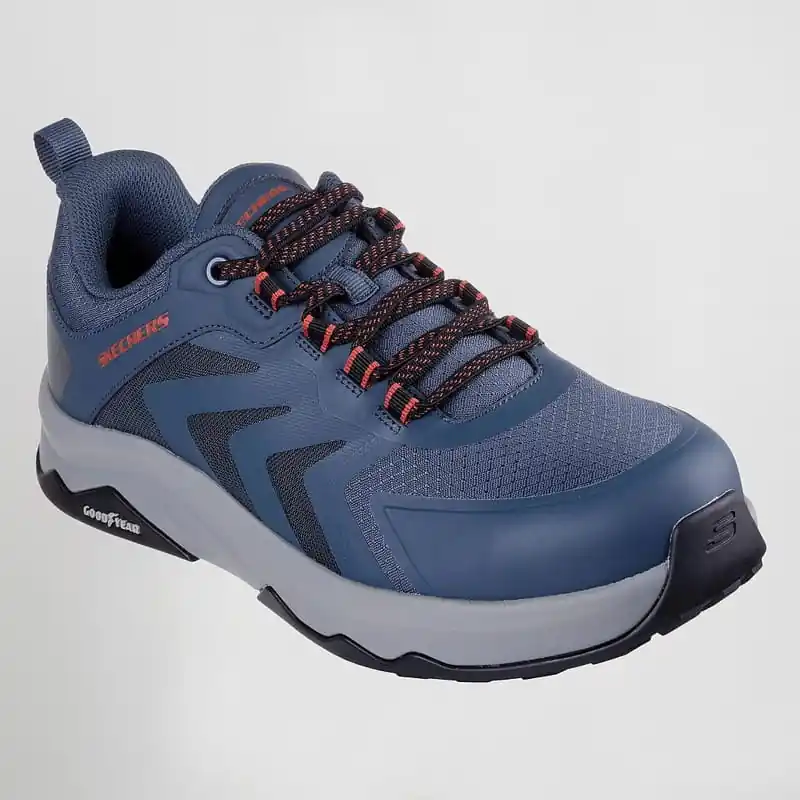 Zapato seguridad skechers s3s sr esd speed-flex trekker marino talla 46