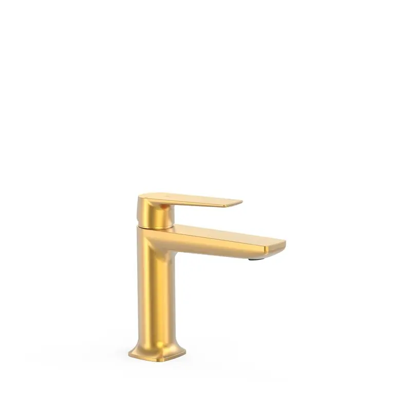 Loft grifo monomando tres para lavabo oro mate-22210401om
