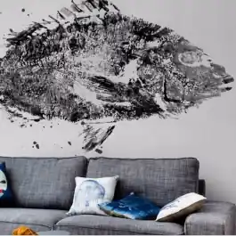 mural Poissons - Tres Tintas