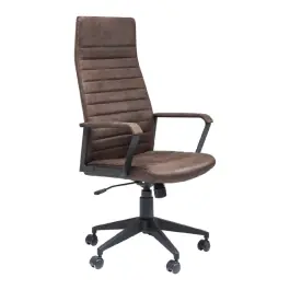 Silla Oficina Giratoria Labora High Marrón - Kare Design