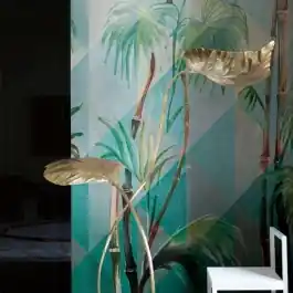 papel pintado estilo oriental Bambou - LondonArt Wallpaper