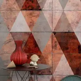 papel pintado geométrico Slabs - LondonArt Wallpaper