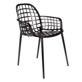Silla Exterior Albert Kuip Negra - Zuiver