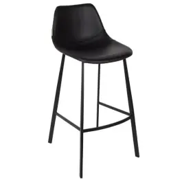 Taburete Bar Franky Negro - Dutchbone