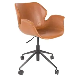 Silla de Oficina Nikki Marrón - Zuiver