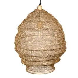 Lámpara Techo Lena Dorada Grande - White Label Living
