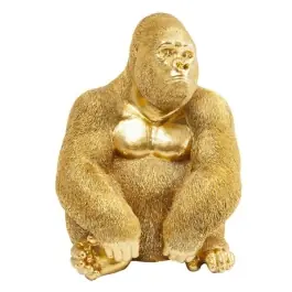 Figura decorativa Gorilla XL dorada - Kare Design