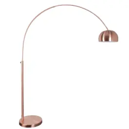 Lámpara de pie Metal Bow Cobre - Zuiver