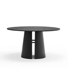Mesa Comedor Cep Ø137 Negro - Teulat