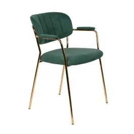 Silla Jolien Brazos Verde Oscuro - White Label Living