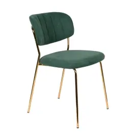 Silla Jolien Verde Oscuro - White Label Living
