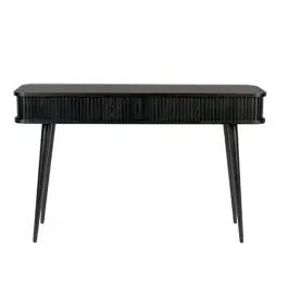 Consola Barbier madera negro - Zuiver