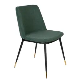 Silla Lionel Verde Oscuro - White Label Living