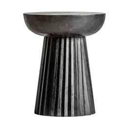 Mesa auxiliar negra Plisse - Vical Home