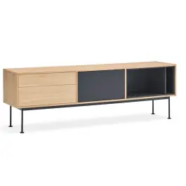 Mueble TV Yoko Gris Antracita - Teulat