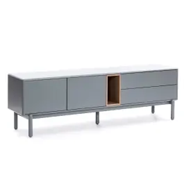 Mueble TV Corvo Gris Perla - Teulat