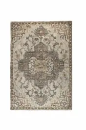 Alfombra Amori Gris/Ladrillo - Dutchbone