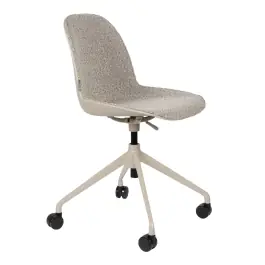 Silla de oficina Albert Kuip Taupe - Zuiver