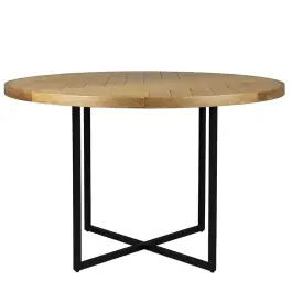Mesa de Comedor Redonda Class Roble - Dutchbone