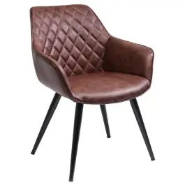 Silla Harry Marrón Reposabrazos - Kare Design