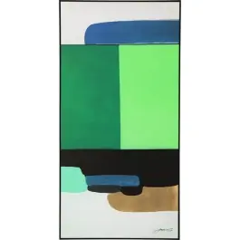 Cuadro Abstracto Shapes Green - Kare Design