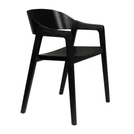 Silla Westlake Negra - Dutchbone