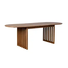 Mesa Comedor Extensible Barlet Nogal - Dutchbone