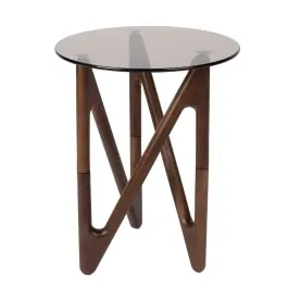 Mesa Auxiliar Naia Nogal - Dutchbone