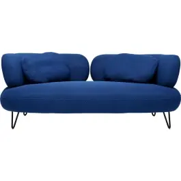 Sofá Peppo 2 Plazas Azul - Kare Design