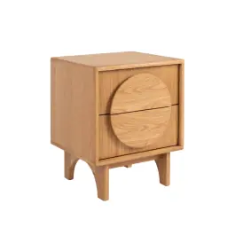 Mesita de Noche Groove Roble Natura - Zuiver