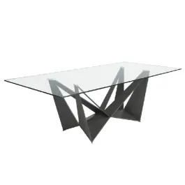 Mesa de Comedor Cristal Templado - Angel Cerdá