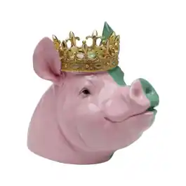 Figura Deco Crowned Pig - Kare Design