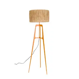 Lámpara de Pie Afra Naranja - Dutchbone