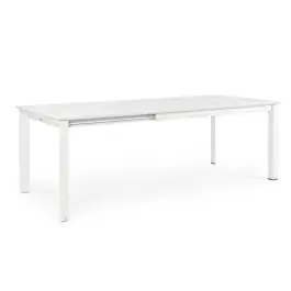 Mesa Exterior Extensible Konnor Blanco 240cm - Bizzotto