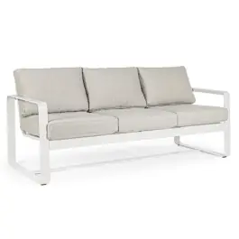 Sofá Merrigan Blanco 3 Plazas - Bizzotto