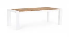 Mesa Comedor Extensible Cameron Blanco - Bizzotto
