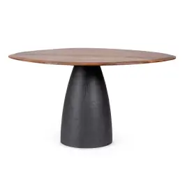 Mesa Comedor Redonda Stanley Natural Ø140 - Bizzotto