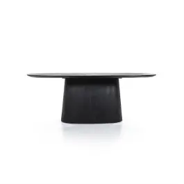 Mesa Comedor Aron Negra 200cm - Eleonora