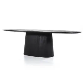 Mesa Comedor Aron Negra 250cm - Eleonora