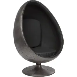 Sillón Giratorio Eye Ball Grafito - Kare Design