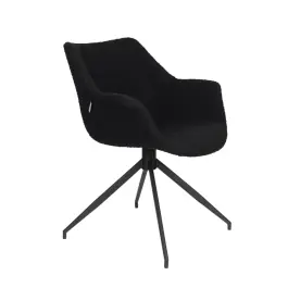 Sillón Doulton Giratorio Negro - Zuiver