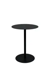 Mesa Auxiliar Snow Negra - Zuiver