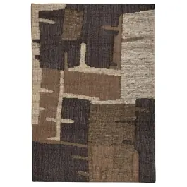 Alfombra Briton Marrón - Dutchbone