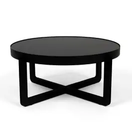 Mesa de Centro Redonda Negro - Zuiver