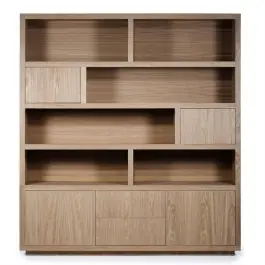 Estantería Helsinki Marrón Claro 200x220cm - Eleonora