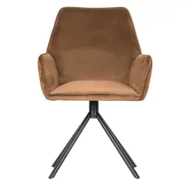 Silla terciopelo con brazos Amber EXPO - Woood