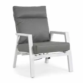 Sillón Exterior Reclinable Kledi Blanco - Bizzotto