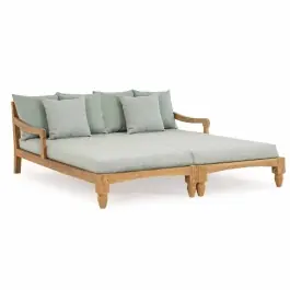 Set Exterior Tumbona Bali Aqua 2 Piezas - Bizzotto